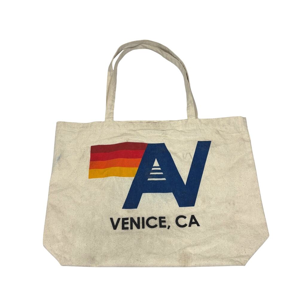 Aviator Nation Venice CA  Large Canvas Tote Bag 22x16"